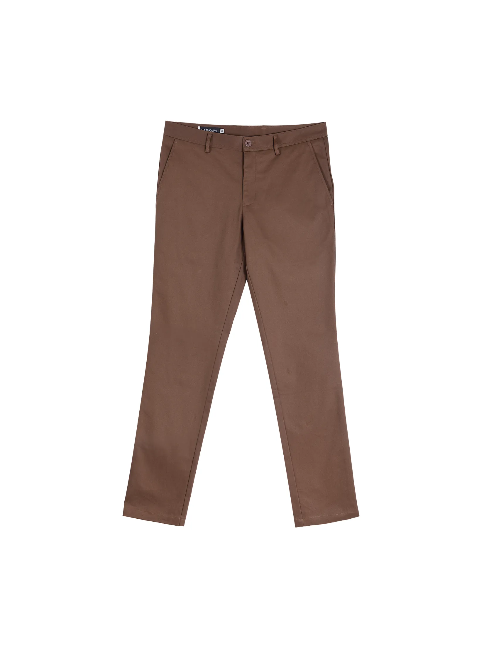 ELLE HOMME Men's Chino pants SLIM FIT W8L279 - Brown Size - M