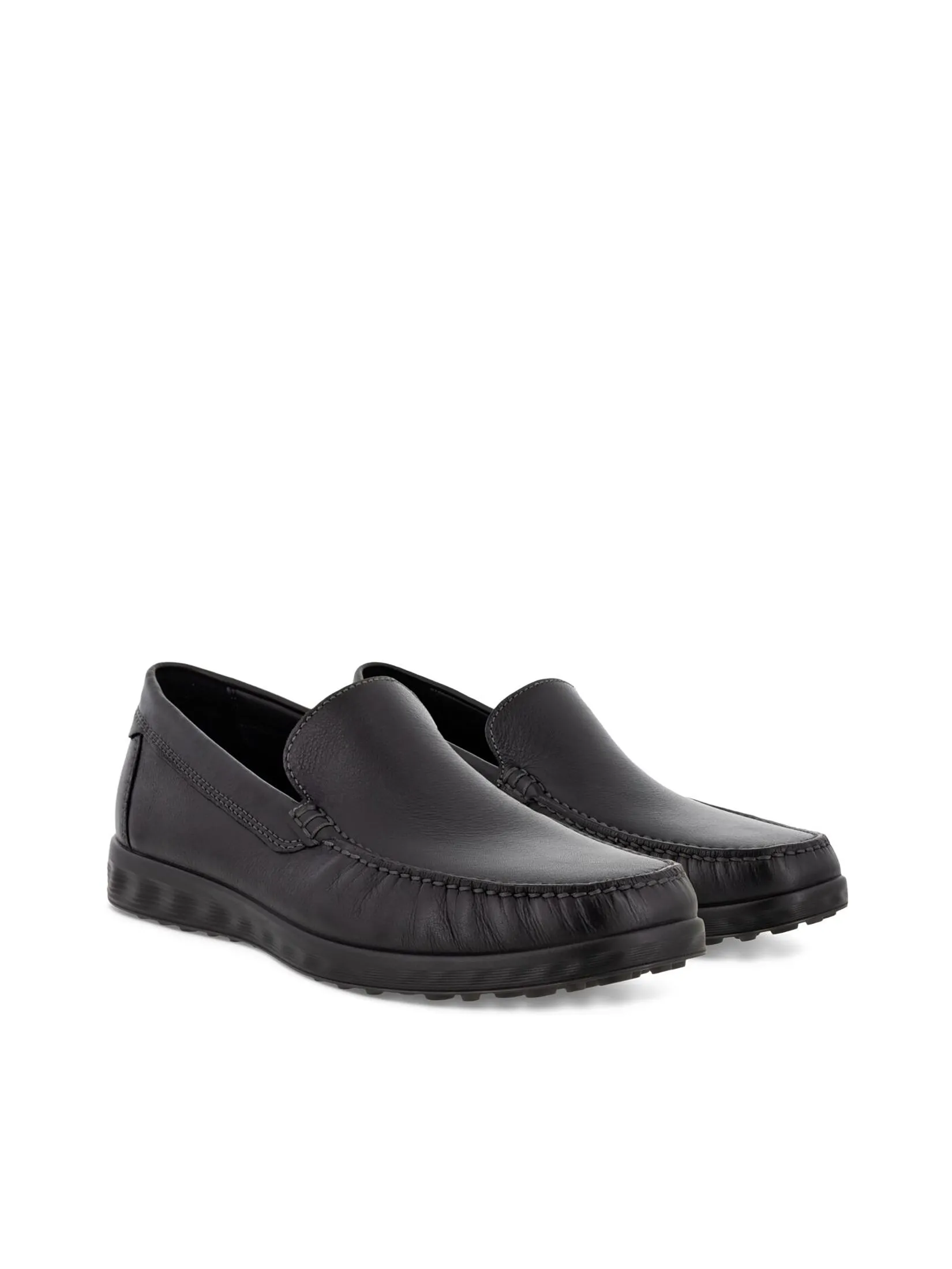 ECCO Men Leather Shoes S Lite Moccasins Black