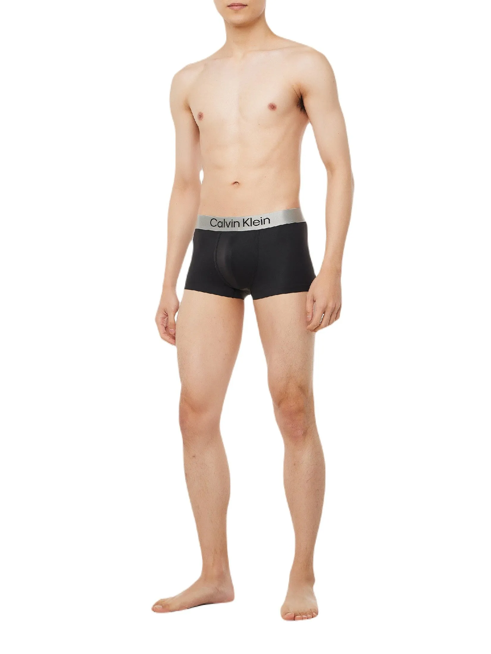 CALVIN KLEIN Men's Brushed Micro Jersey Low Rise Trunks Black