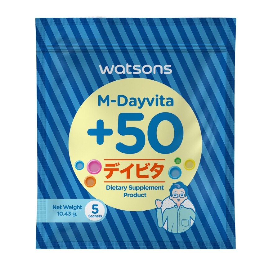 Watsons M-Dayvita +50 (Dietary Supplement Product) 5 Sachets