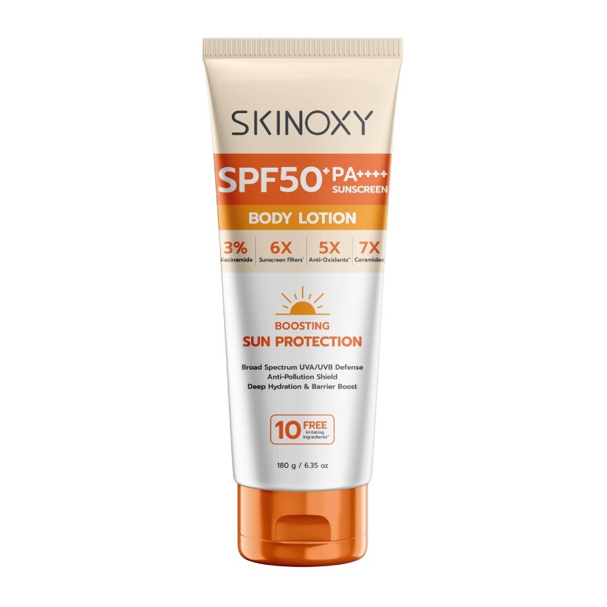 Skinoxy Pro Sun Protection Body Lotion SPF50+ PA++++ 180 G. - Orange