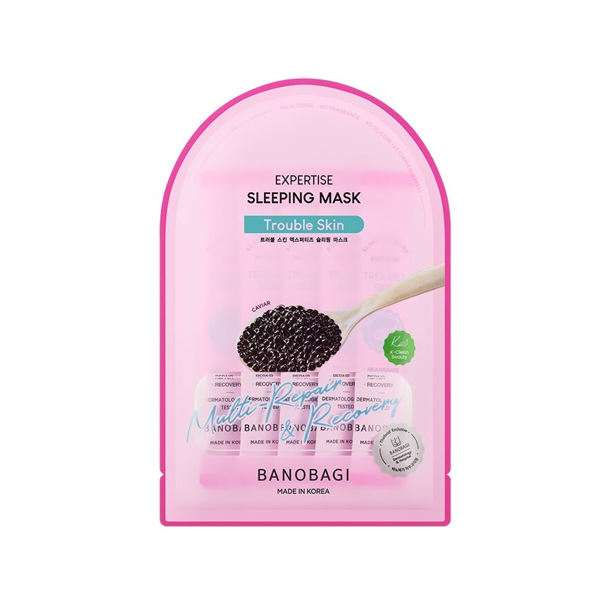 Banobagi Expertise Sleeping Mask Trouble Skin 5 Ml.X5'S - Blue