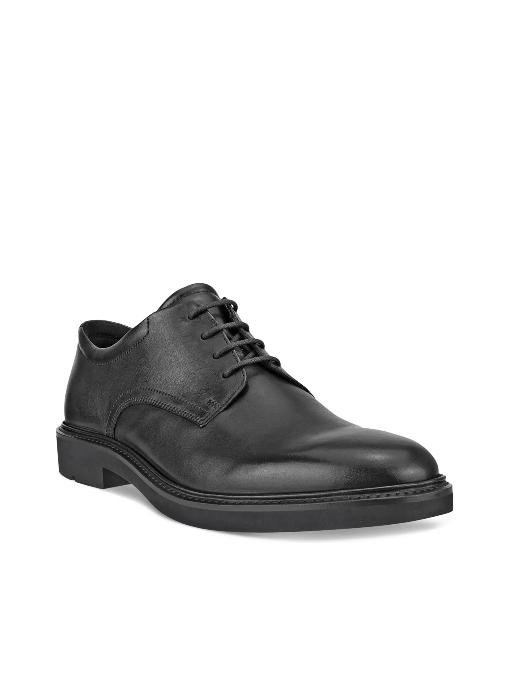 ECCO Men Leather Shoes Metropole London Black Santiago