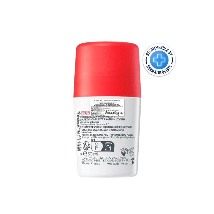 Vichy Deodorant Stress Resist Anti-Perspirant Treatment 50 ml.