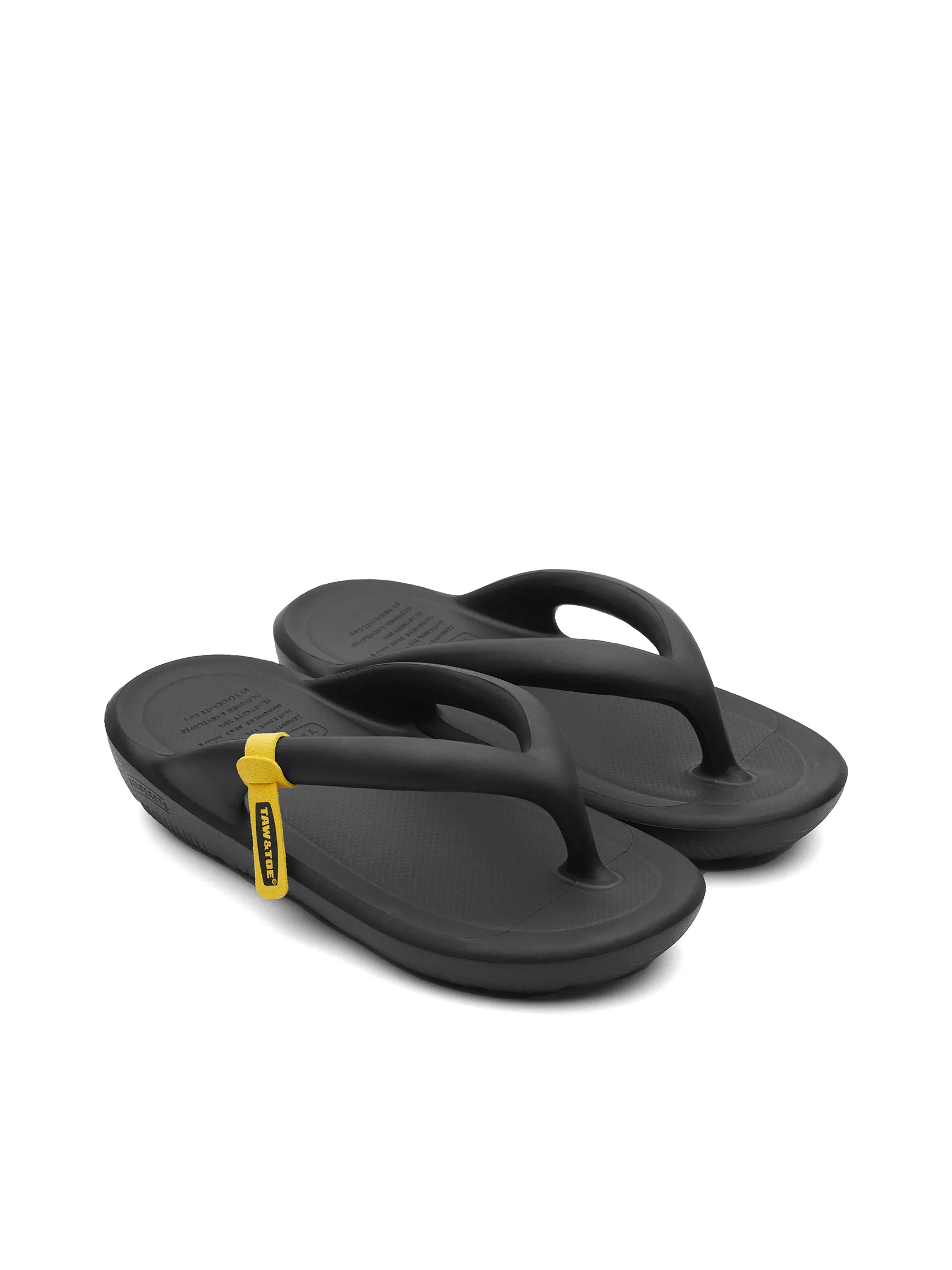 TAW&TOE Unisex Flip Flop Zerovity OG Black Size - 23 JP