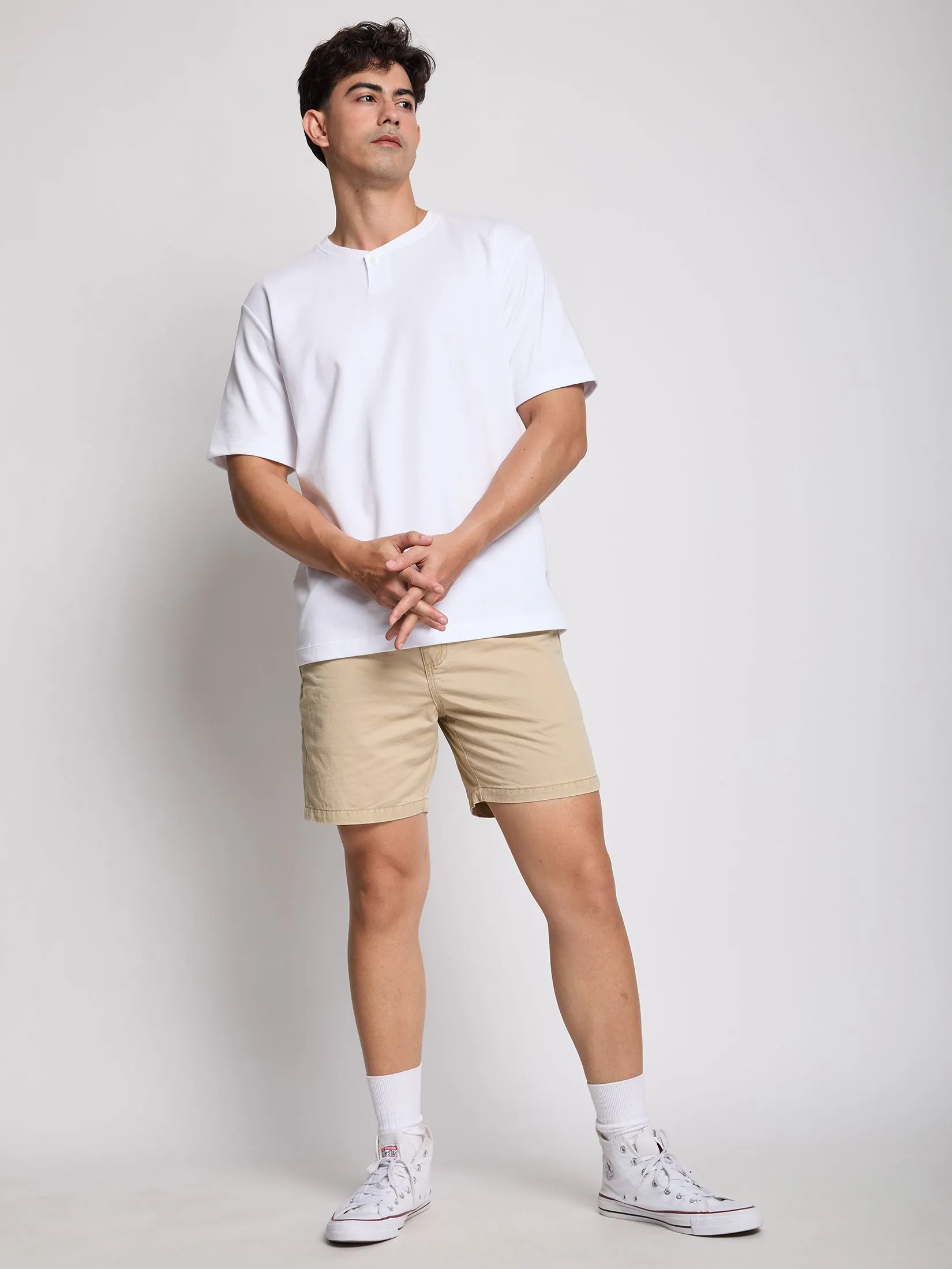 DEFRY 01 Men T-Shirt Henley Short Sleeves 2506USSM012