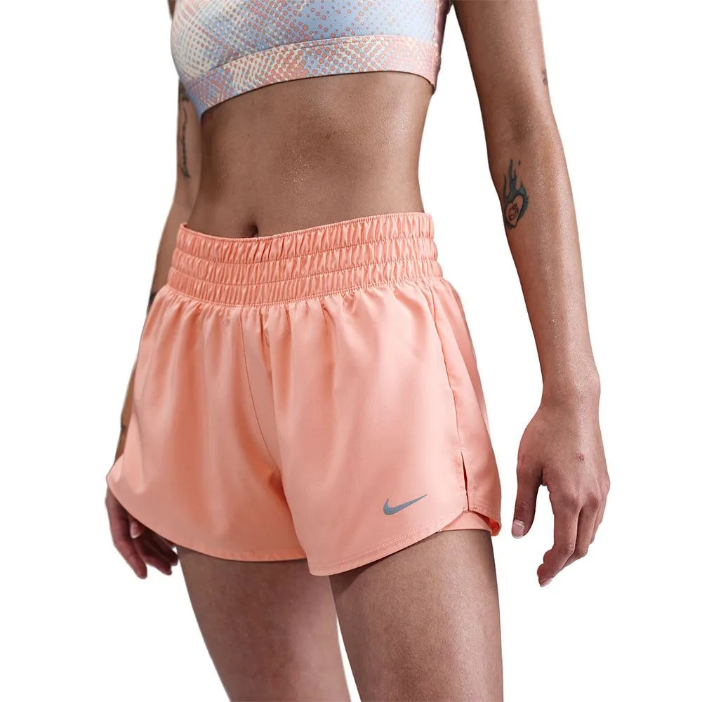 NIKE Women Training Shorts Dri-FIT One Mid-rise 3" 2-in-1 Orange - NI083AP106ENTH