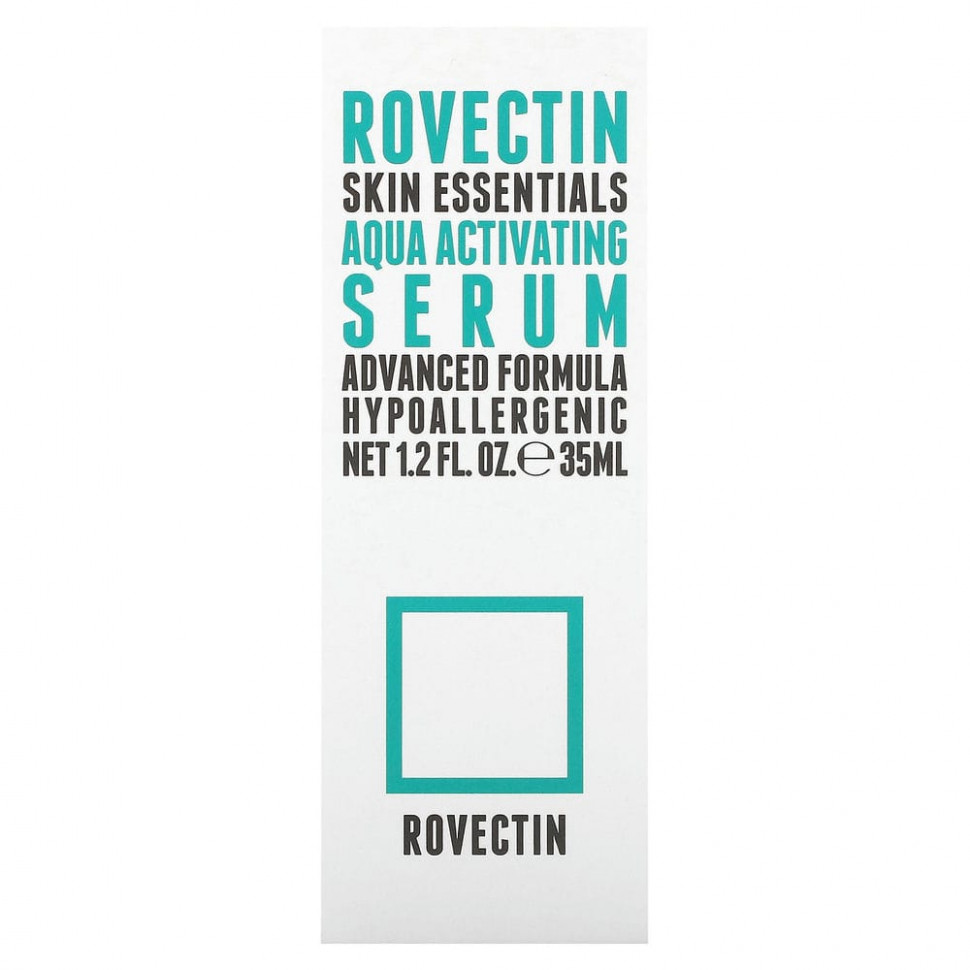 Rovectin, Skin Essentials Aqua Activating Serum, 35 мл (1,2 жидк. Унции)