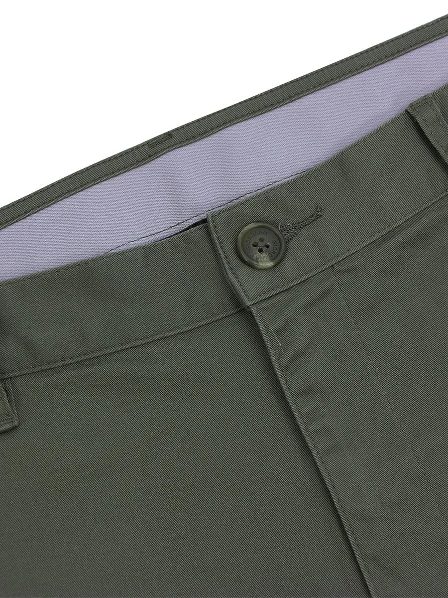 GIORDANO Men's Super Stretch Easy Care Pants (180 Waistband) Green dusty olive