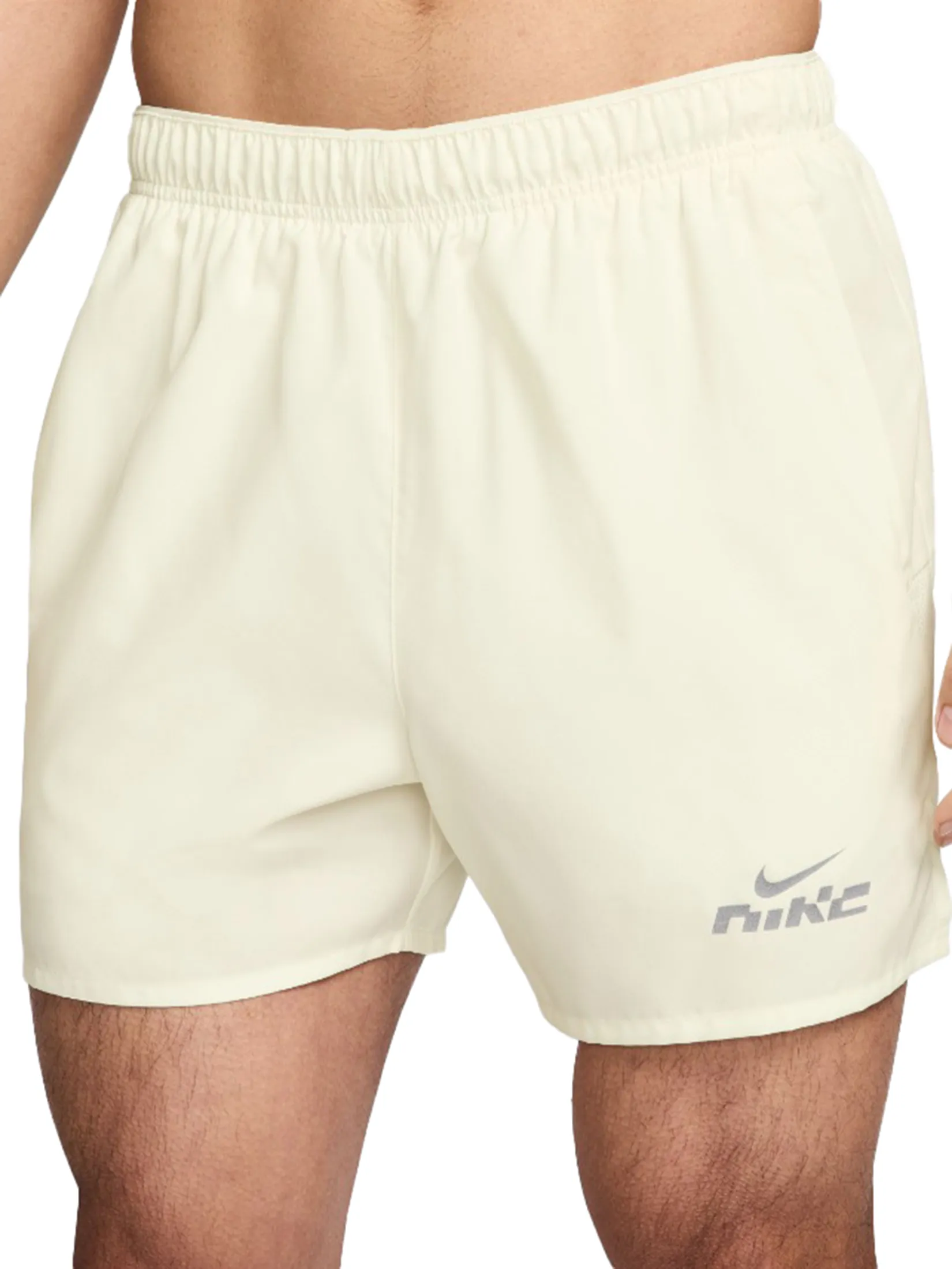 NIKE Men Shorts Challenger Flash Dri-Fit 5" Brief-Lined Sail/Sail/Sail/Reflective Silv Size - M