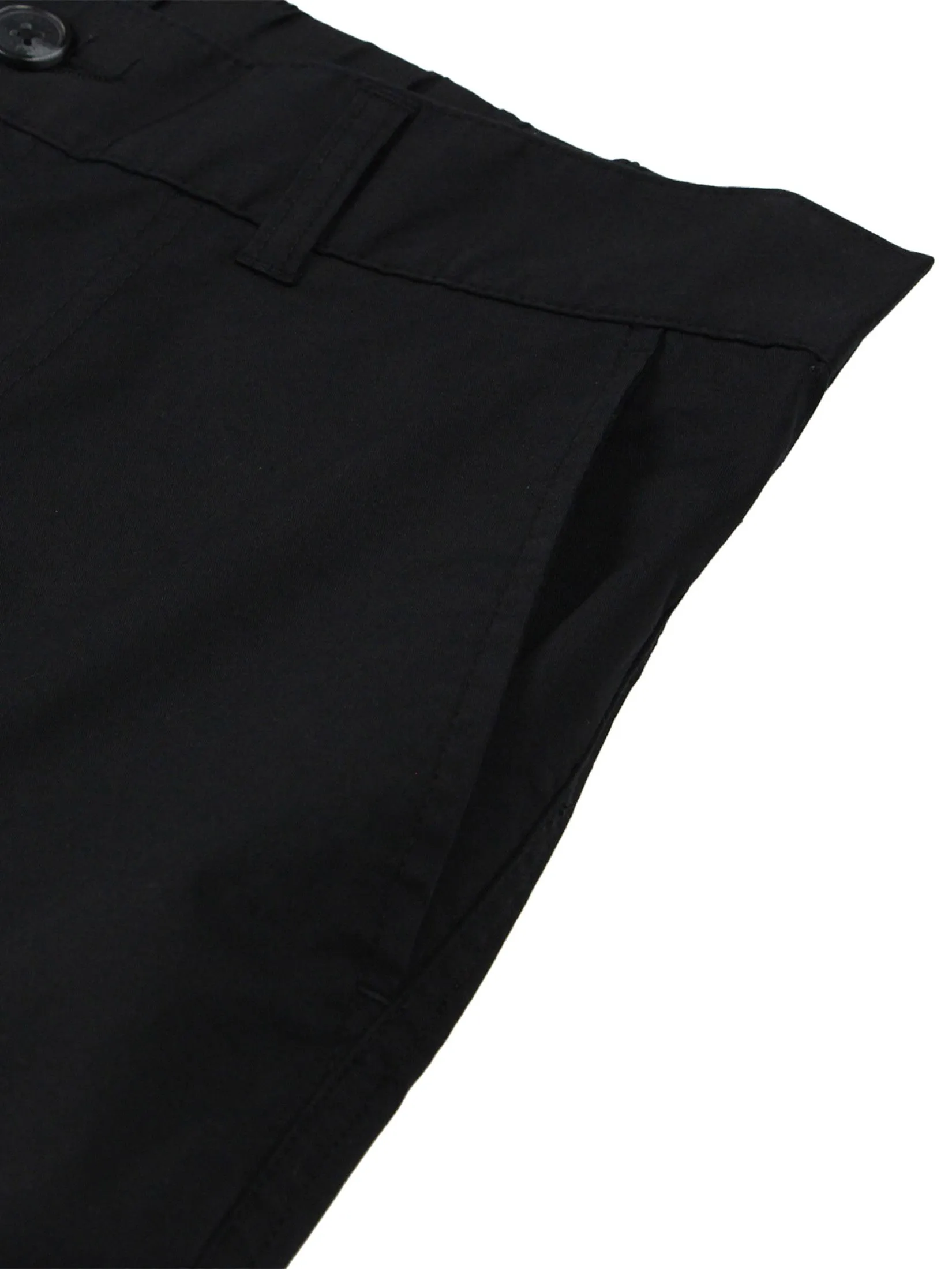 GIORDANO Men's Relaxed Stretch Cargo Pants Black