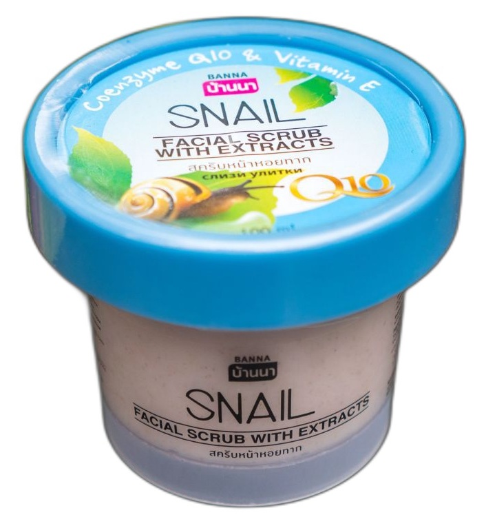 Скраб для лица с улиткой Banna 100 мл