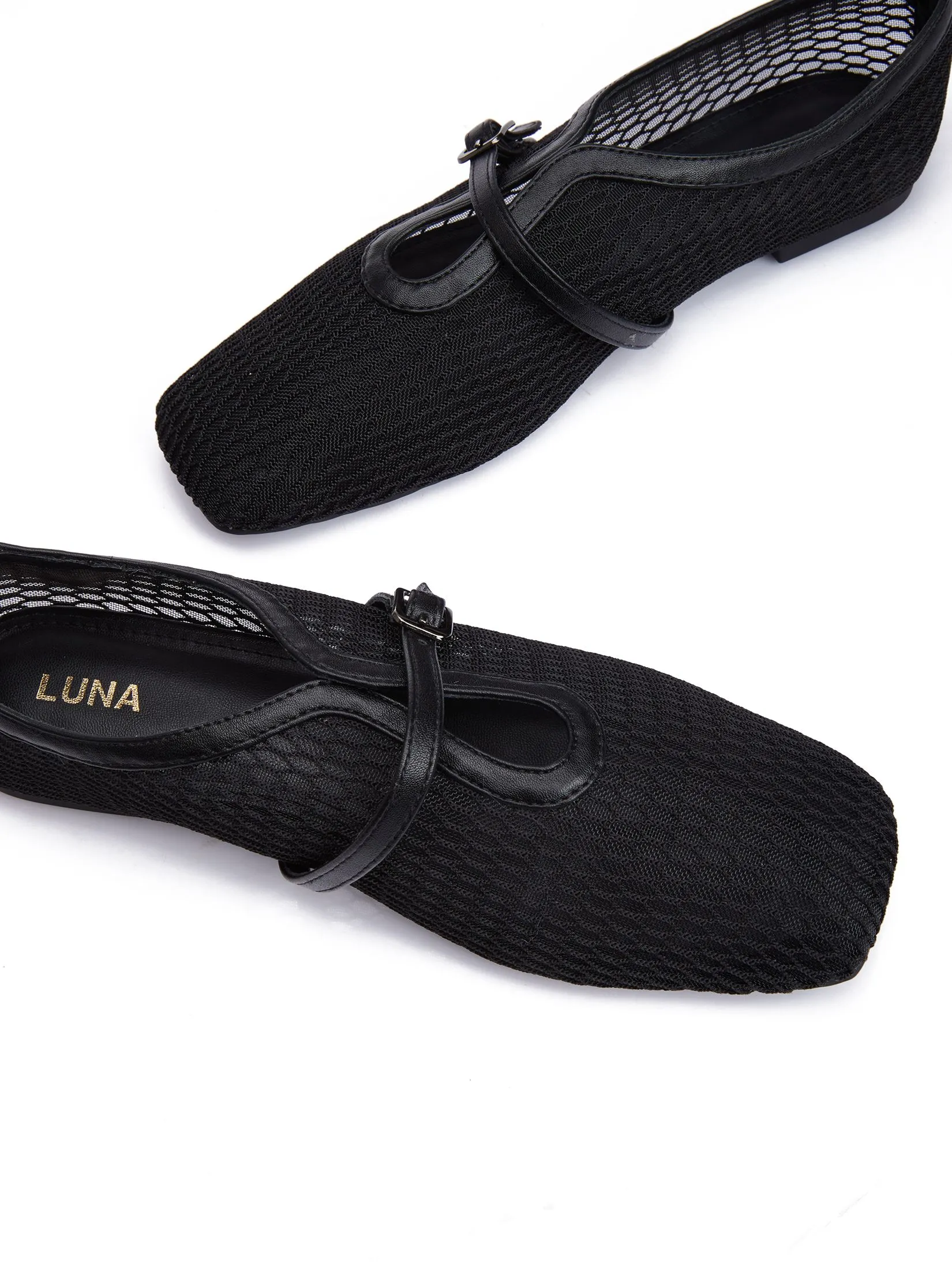 LUNA Women Flat Shoes Mesh
