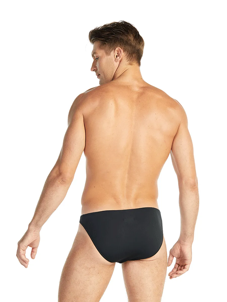 ELLE HOMME MEN BIKINI UNDERWEAR KUB8003BL ( 1 Pack / 3 Pcs. ) - BLACK