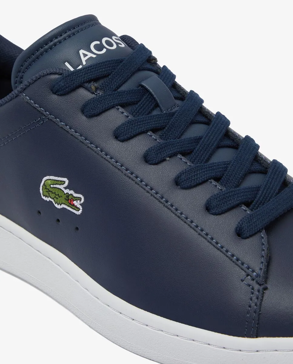 LACOSTE Men’s Carnaby Set Leather Sneakers Blue