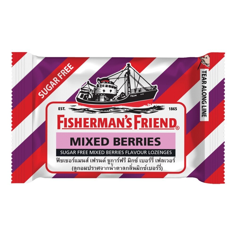 Fisherman'S Sugarfree Mixed Berries 25 G.