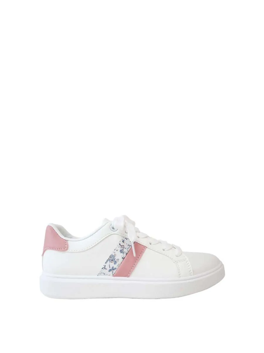 VILLAINS SF SMOOTHLY Women's Comfort Casual Sneakers WHITE PINK