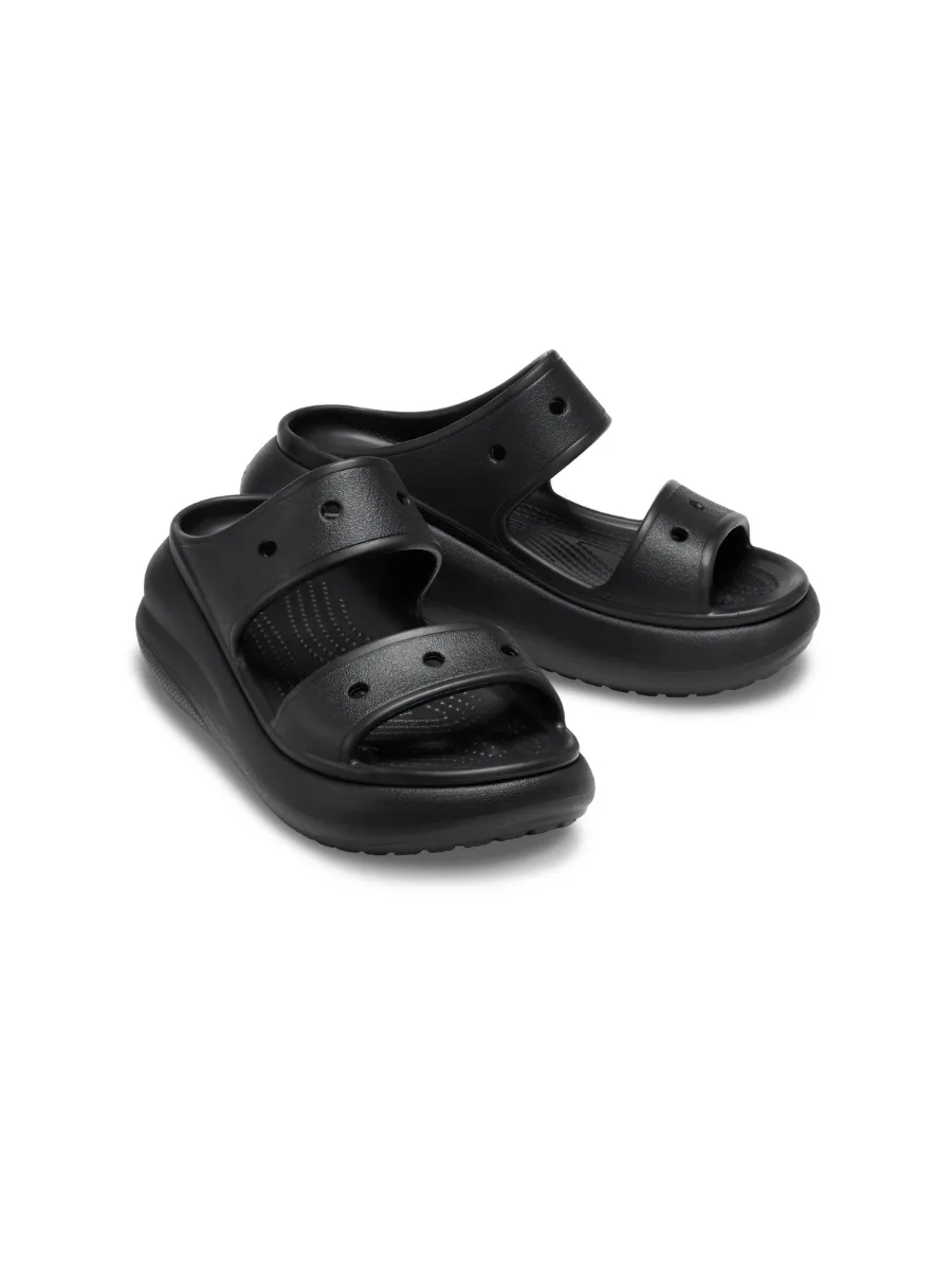 CROCS UNISEX CRUSH SANDAL - BLACK