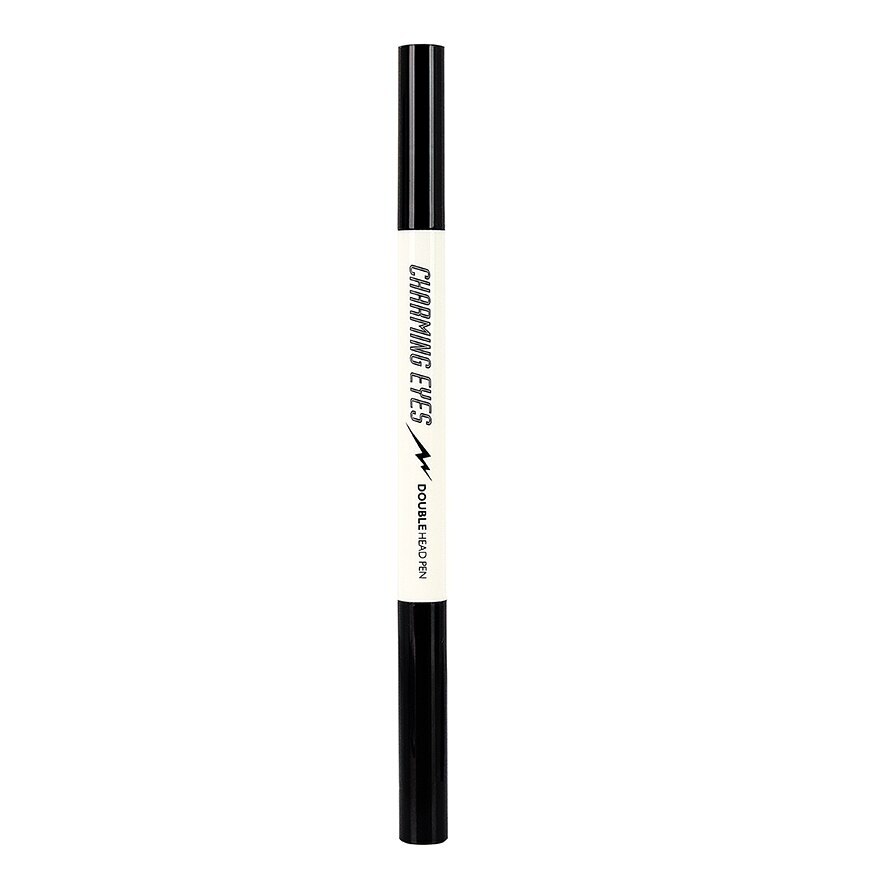 Ashley Charming Eyes Double Head Pen 0.1g.+0.35ml. 01 Black