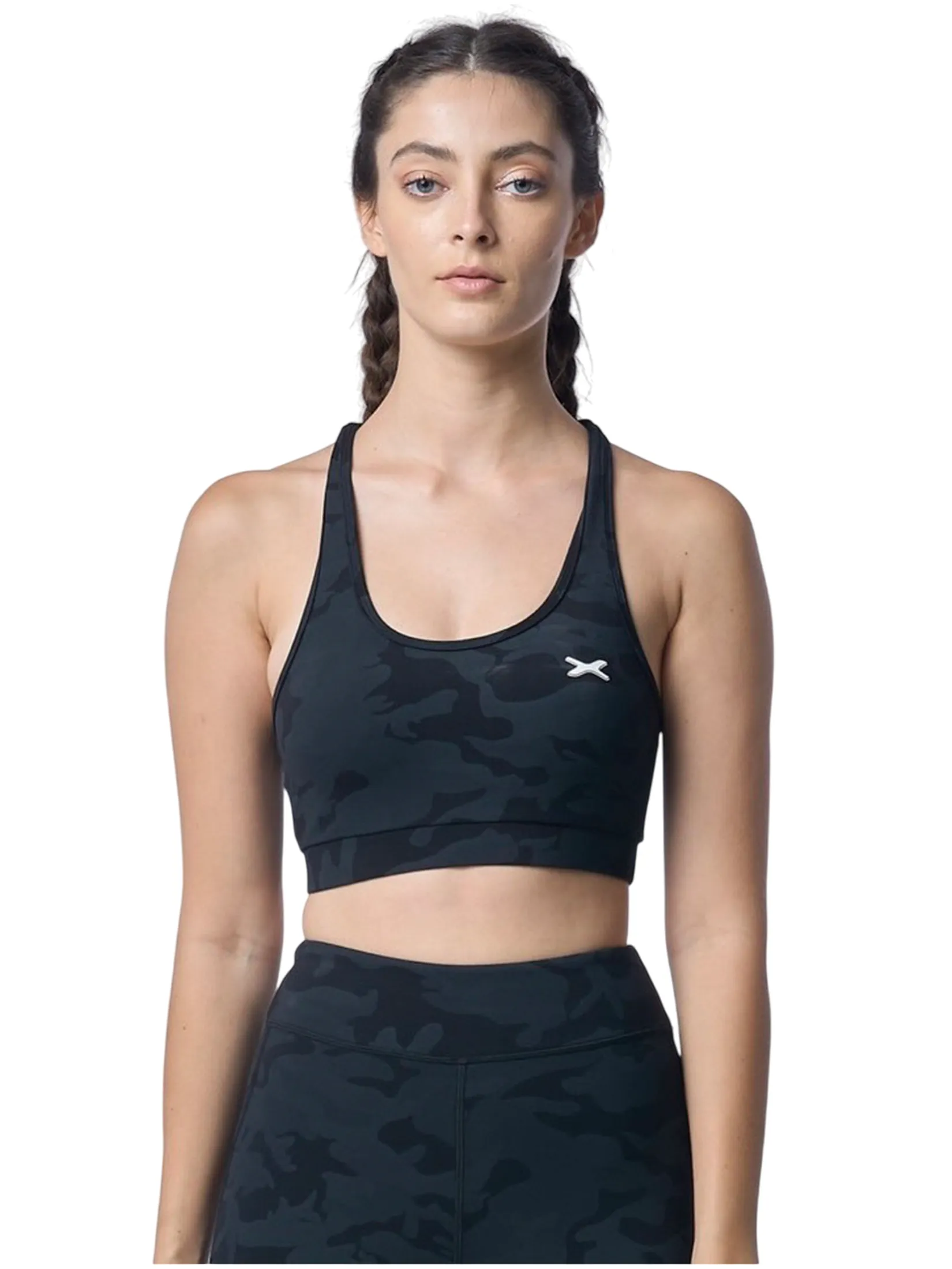 XOLO Black Women CAMO SPORTS BRA (040119)