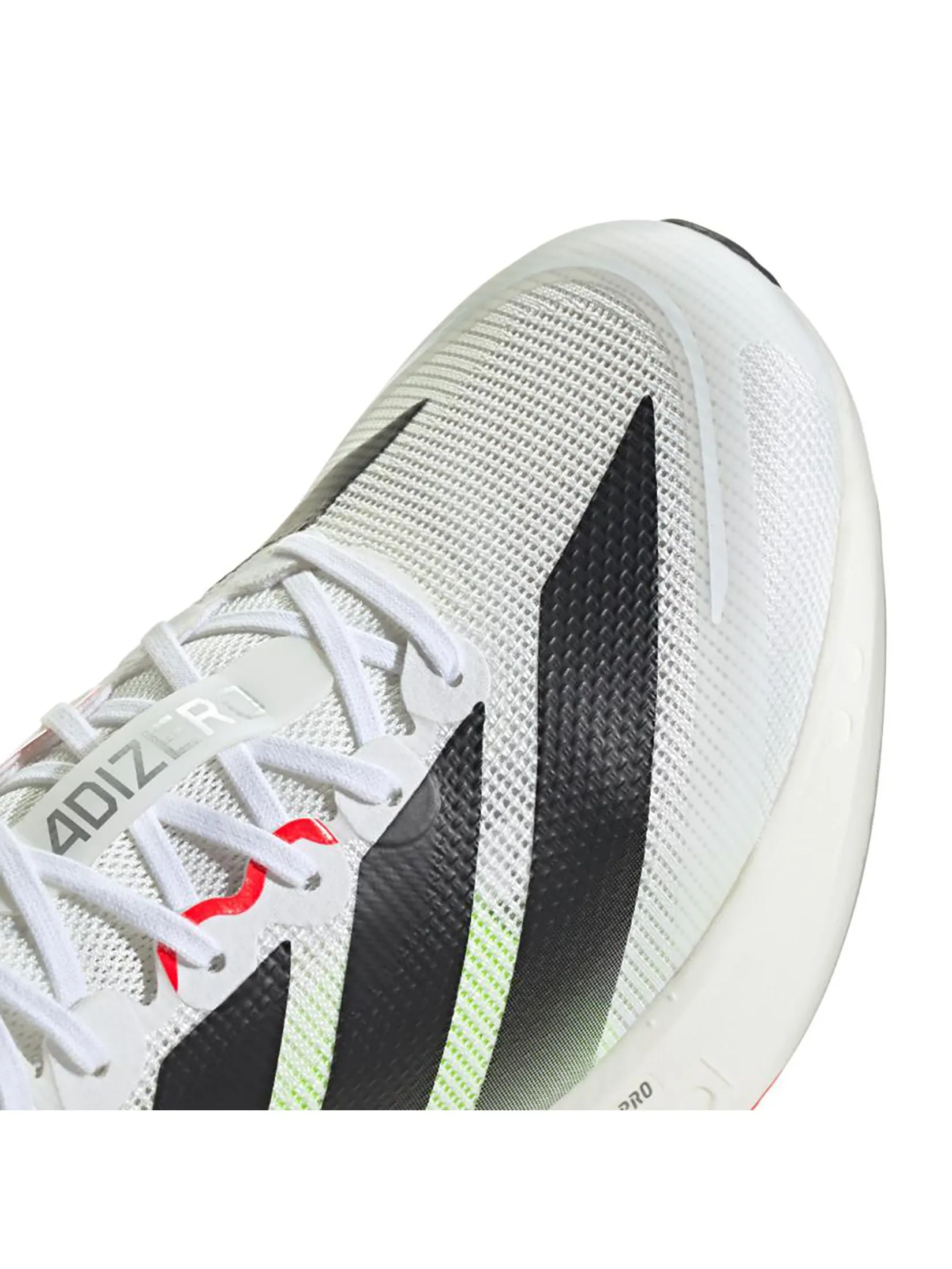 ADIDAS Men Running Shoes Adizero Boston 13 JS4932 Ftwr White / Core Black / Lucid Red