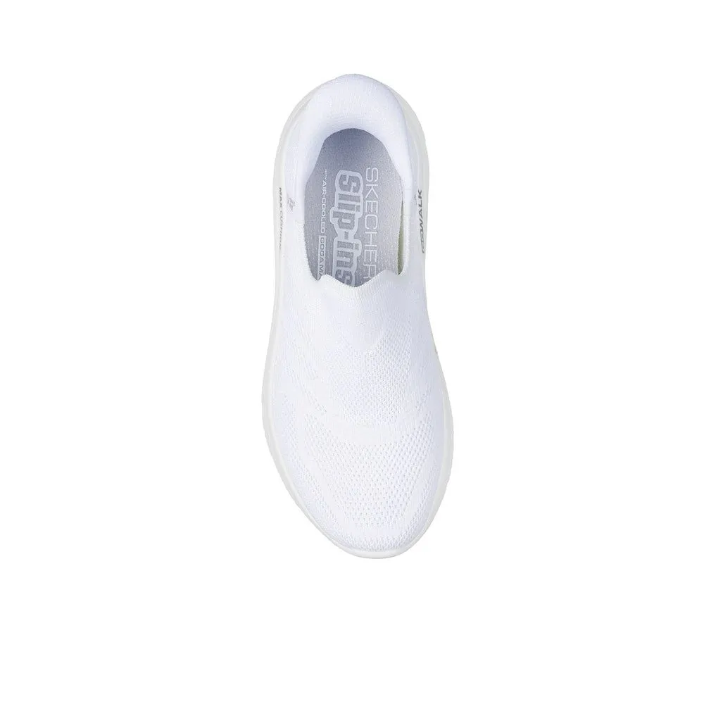 SKECHERS Slip-ins®: GO WALK® Max Cushioning® Hyper Burst® - Cleo Women Training Shoes White - SK108SH600EMTH