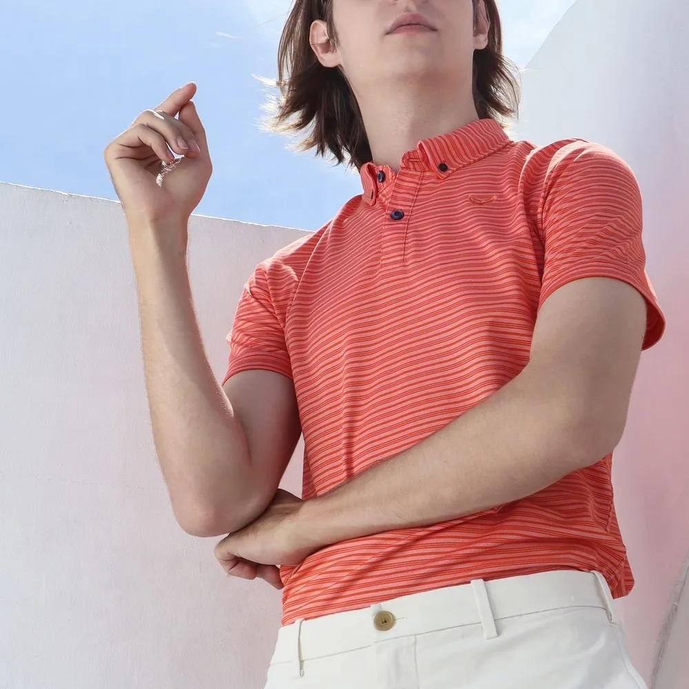 GRAND SPORT Orange Men's polo shirt (047402)