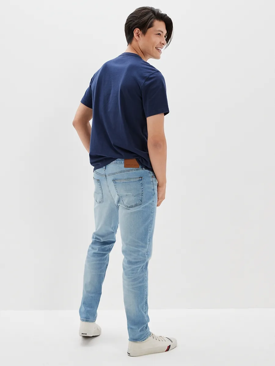 AMERICAN EAGLE LIGHT CLEAN ATHLETIC FIT 488 BLUE DAYLIGHT