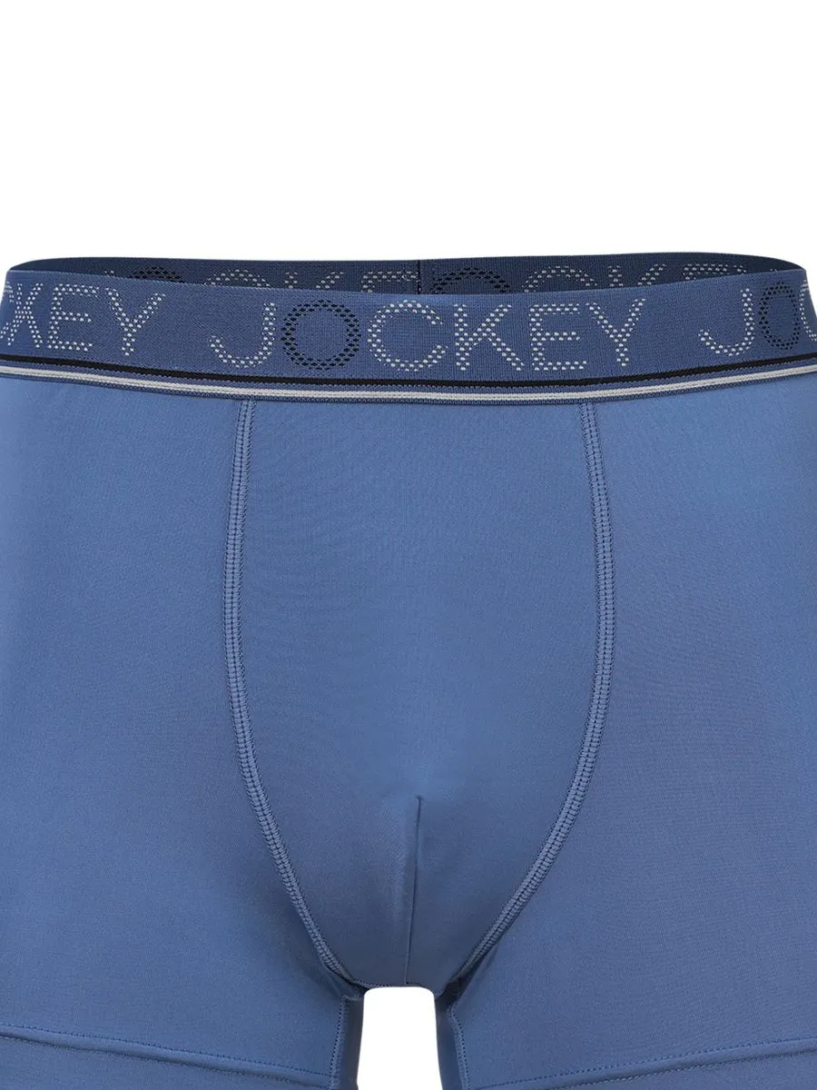 JOCKEY UNDERWEAR Men's COOLING JADE TRUNKS BLUE