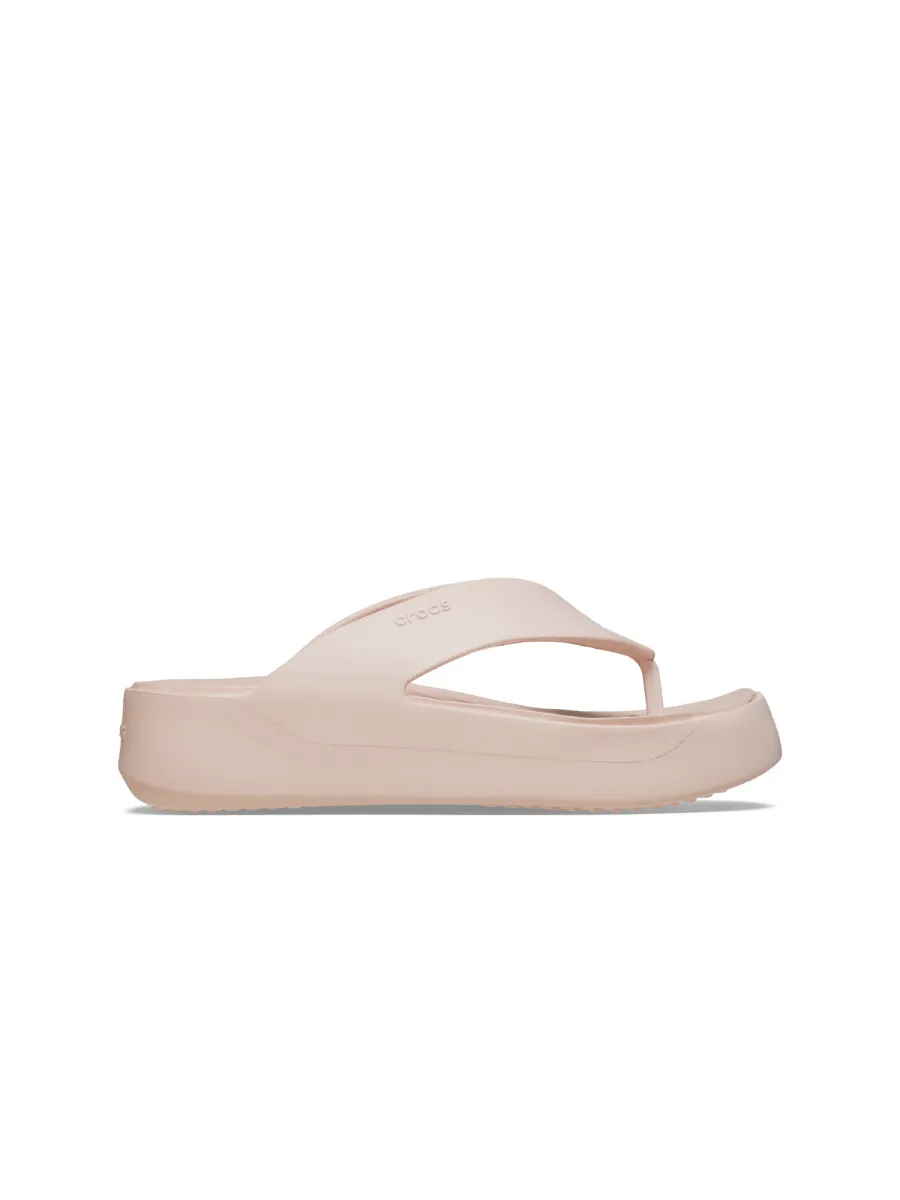 CROCS WOMEN'S GETAWAY PLATFORM FLIP - QUARTZ