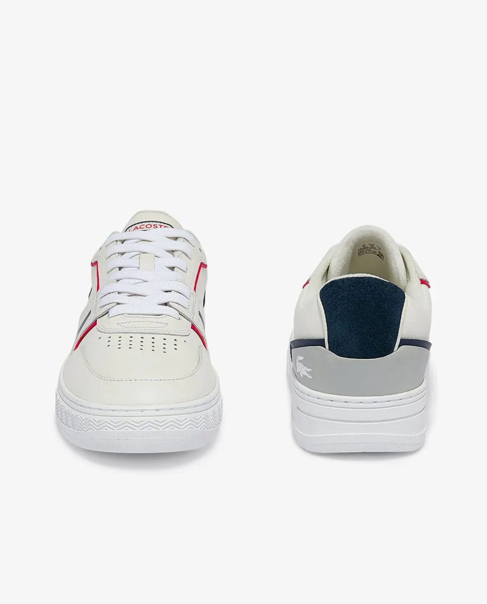 LACOSTE Men’s L001 Leather Trainers White