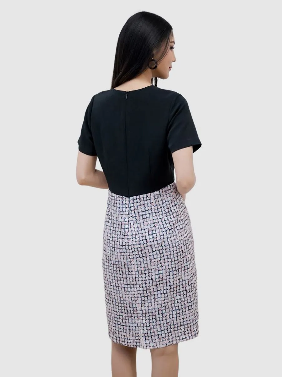 VERONIQA Women Dress Peach Skin Pink