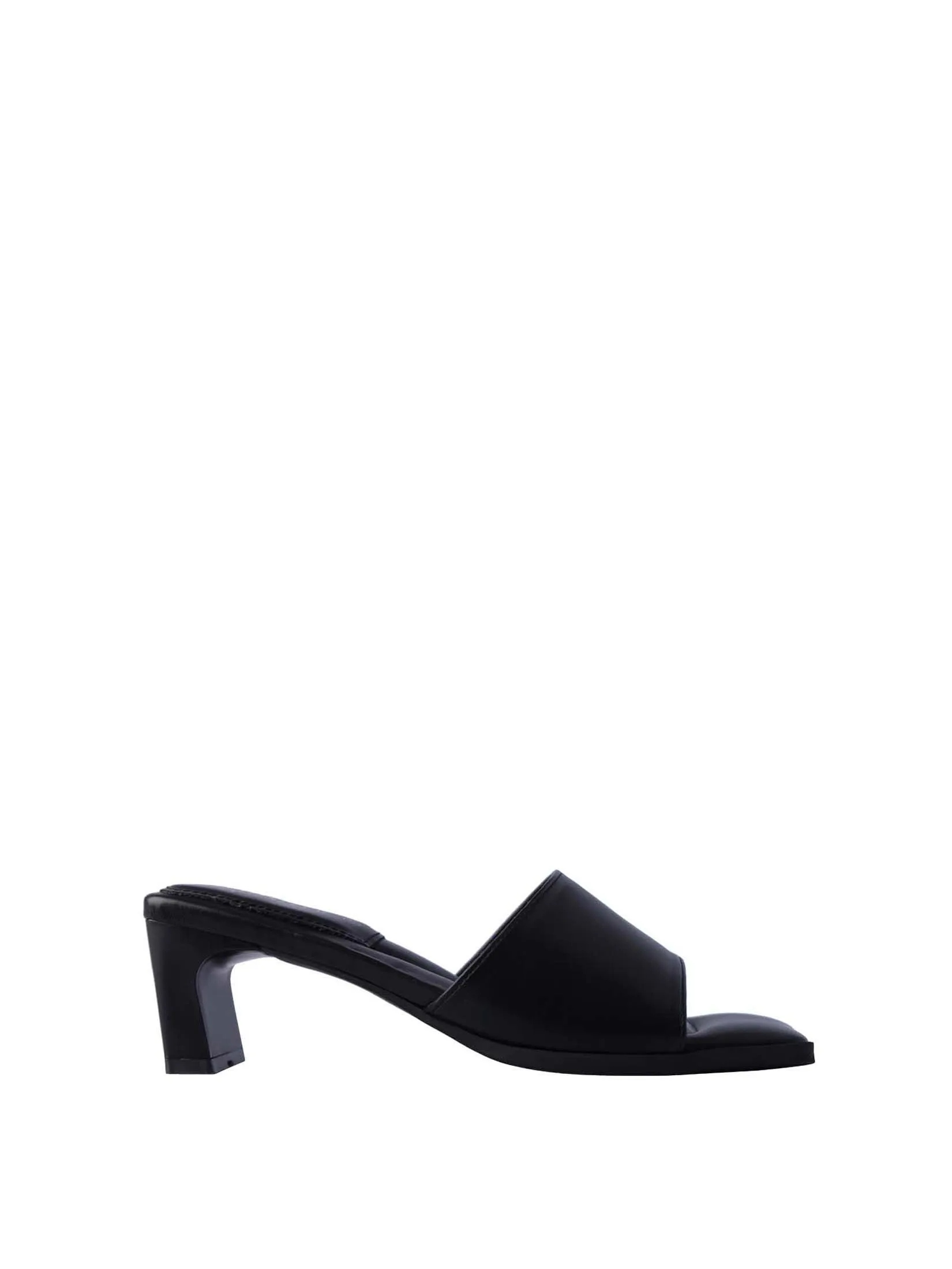 VILLAINS SF LENS Women's Comfort Heeled Sandals BLACK