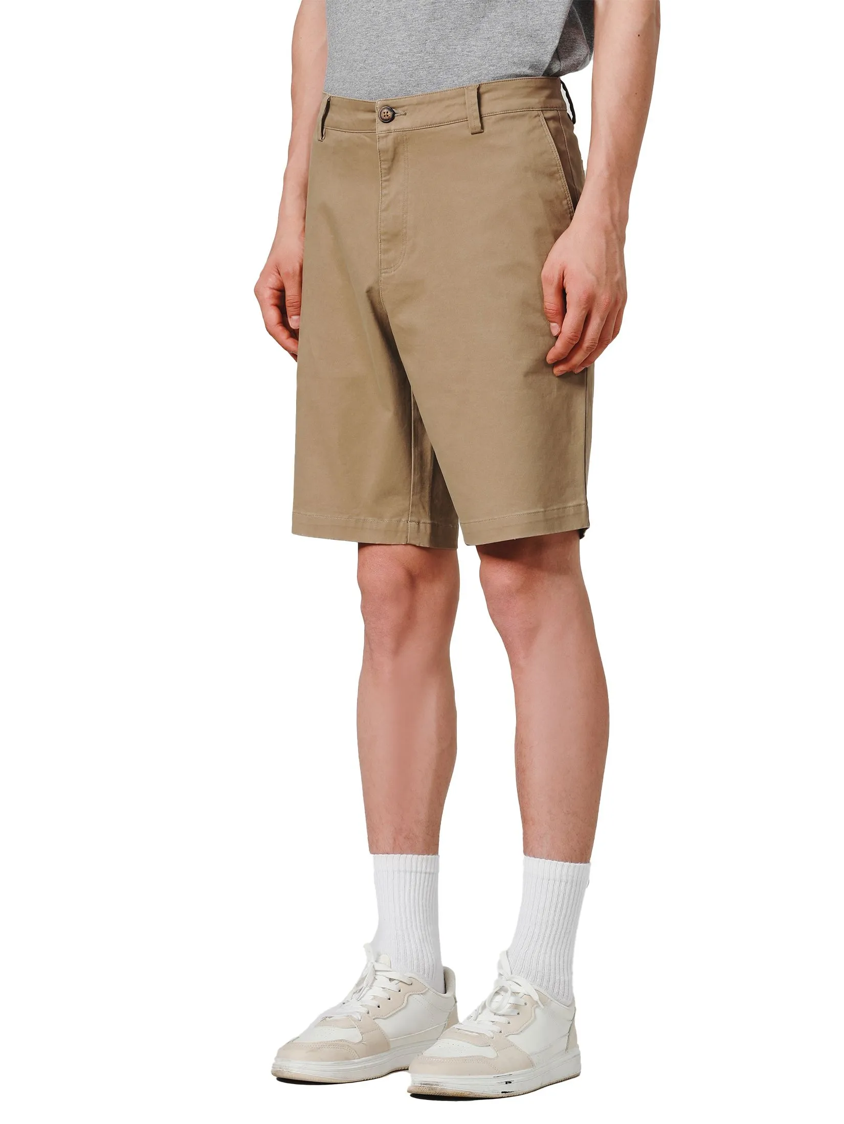JOHN HENRY Men's Shorts (Slim Fit) ICONIC AF Khaki
