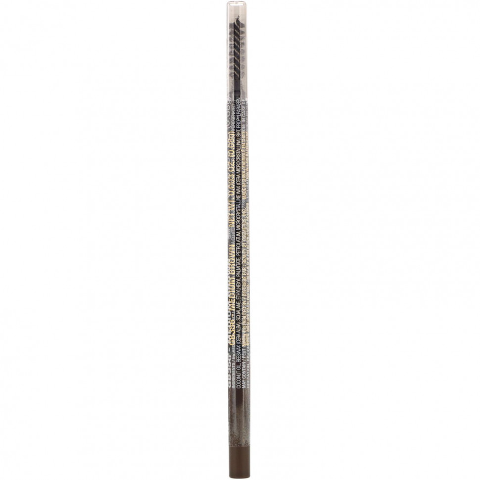 L.A. Girl, Карандаш для бровей Shady Slim Brow Pencil, оттенок Medium Brown, 0,08 г