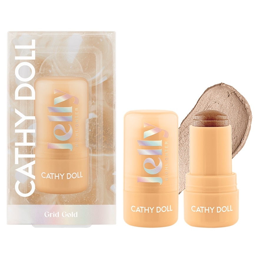 Cathy Doll Jelly Highlighter Grid Gold - Diamond Pearl