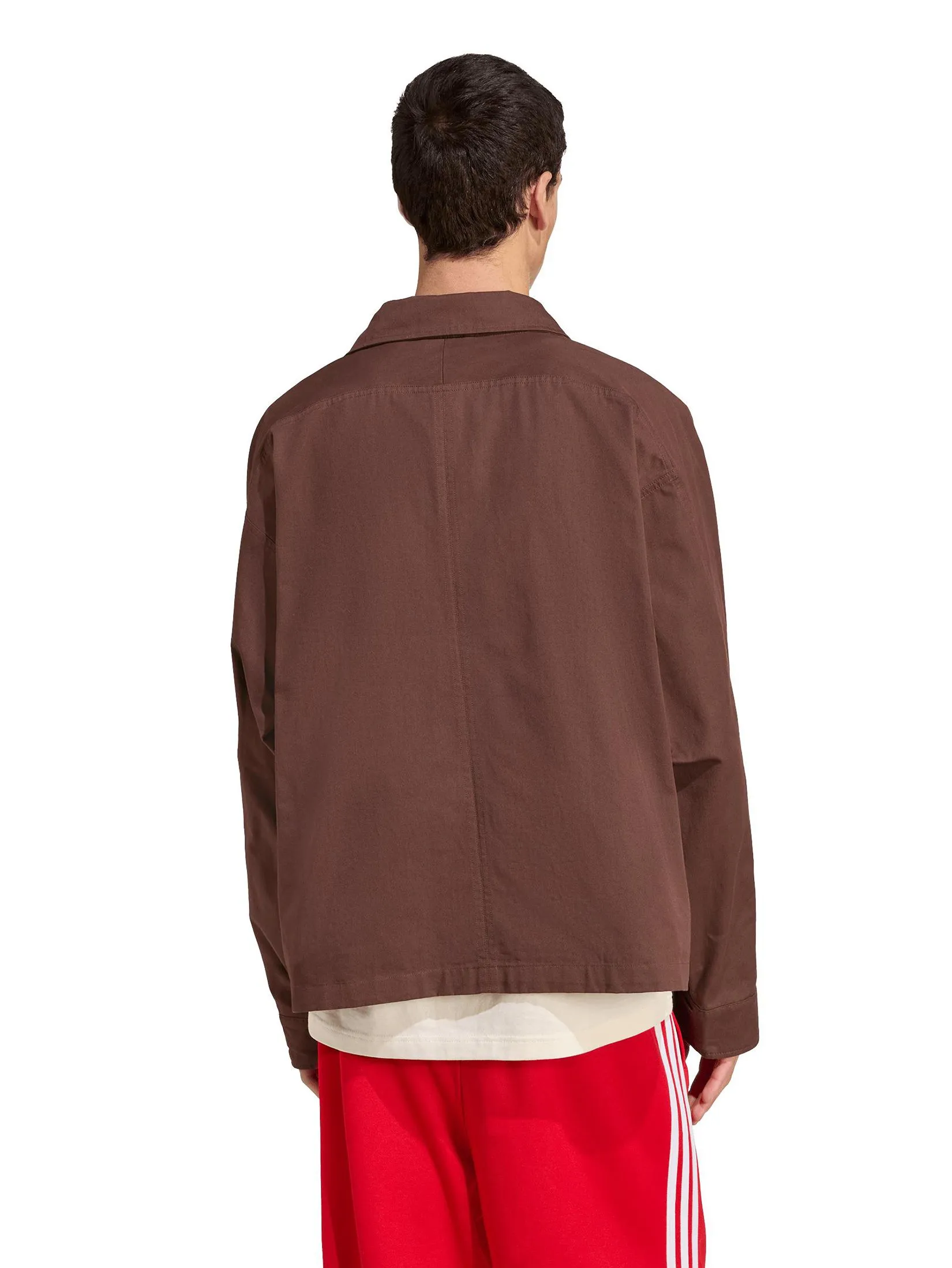 ADIDAS Men Jacket Regular Fit JX3104 Brown / Auburn