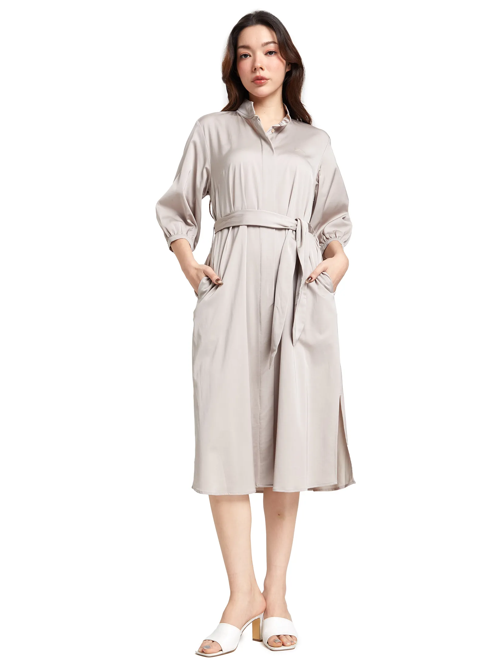 ALUMNUS Women Dress Short Sleeves