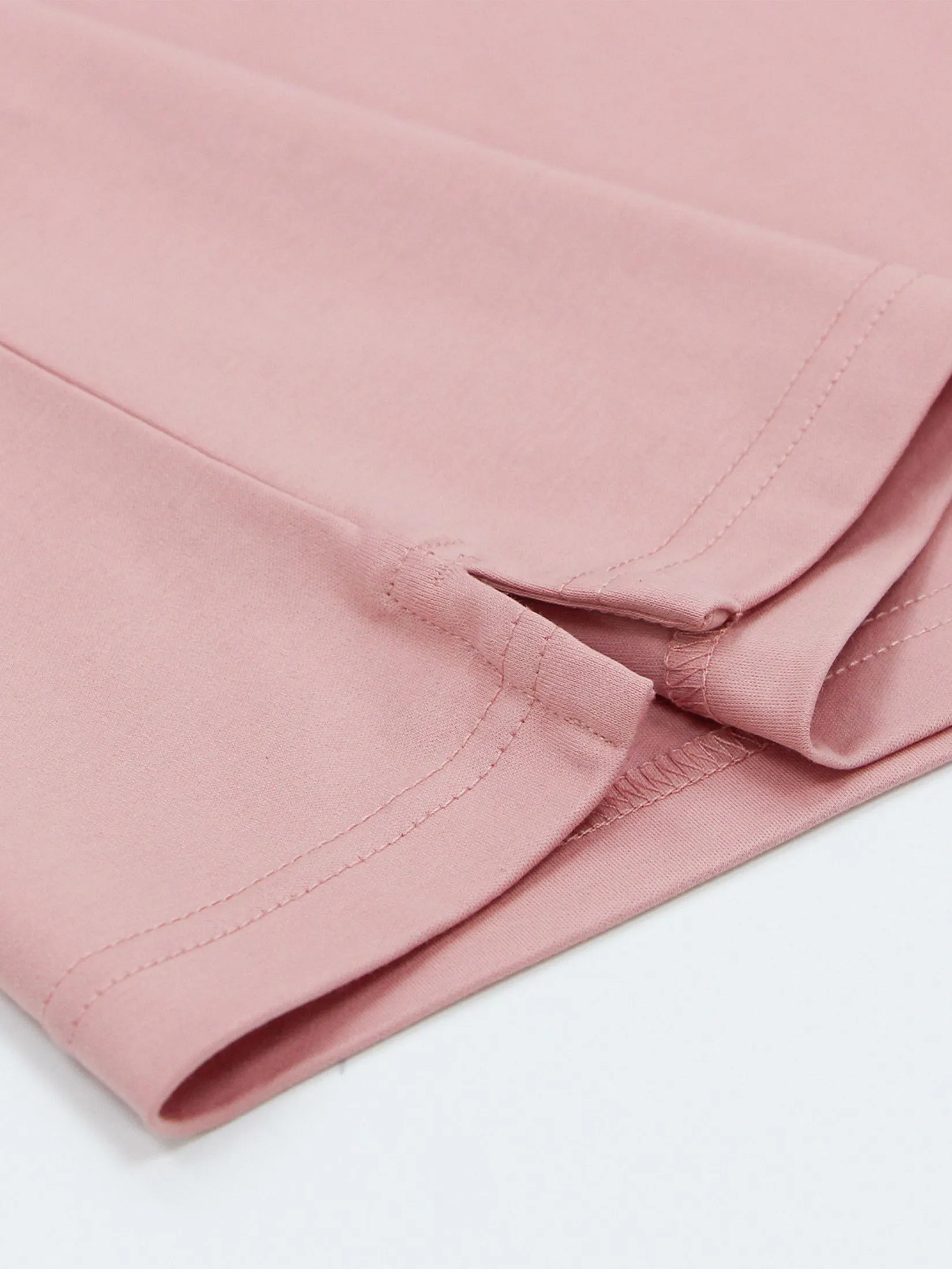 GIORDANO Men's Slim Interlock Plain Polo (Liquid Touch) Rose tan