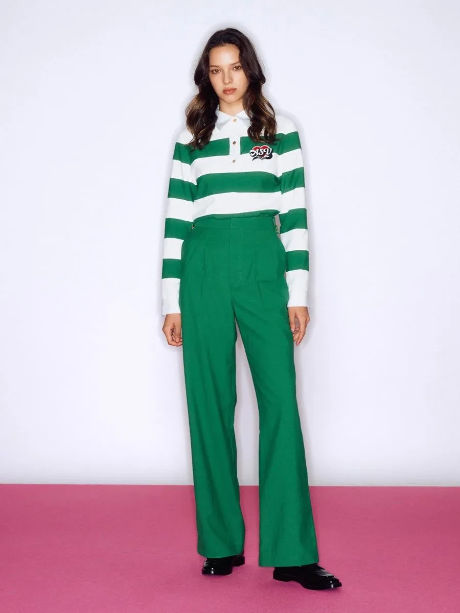 ASV (RS24) Bena Women Straight Pants Green