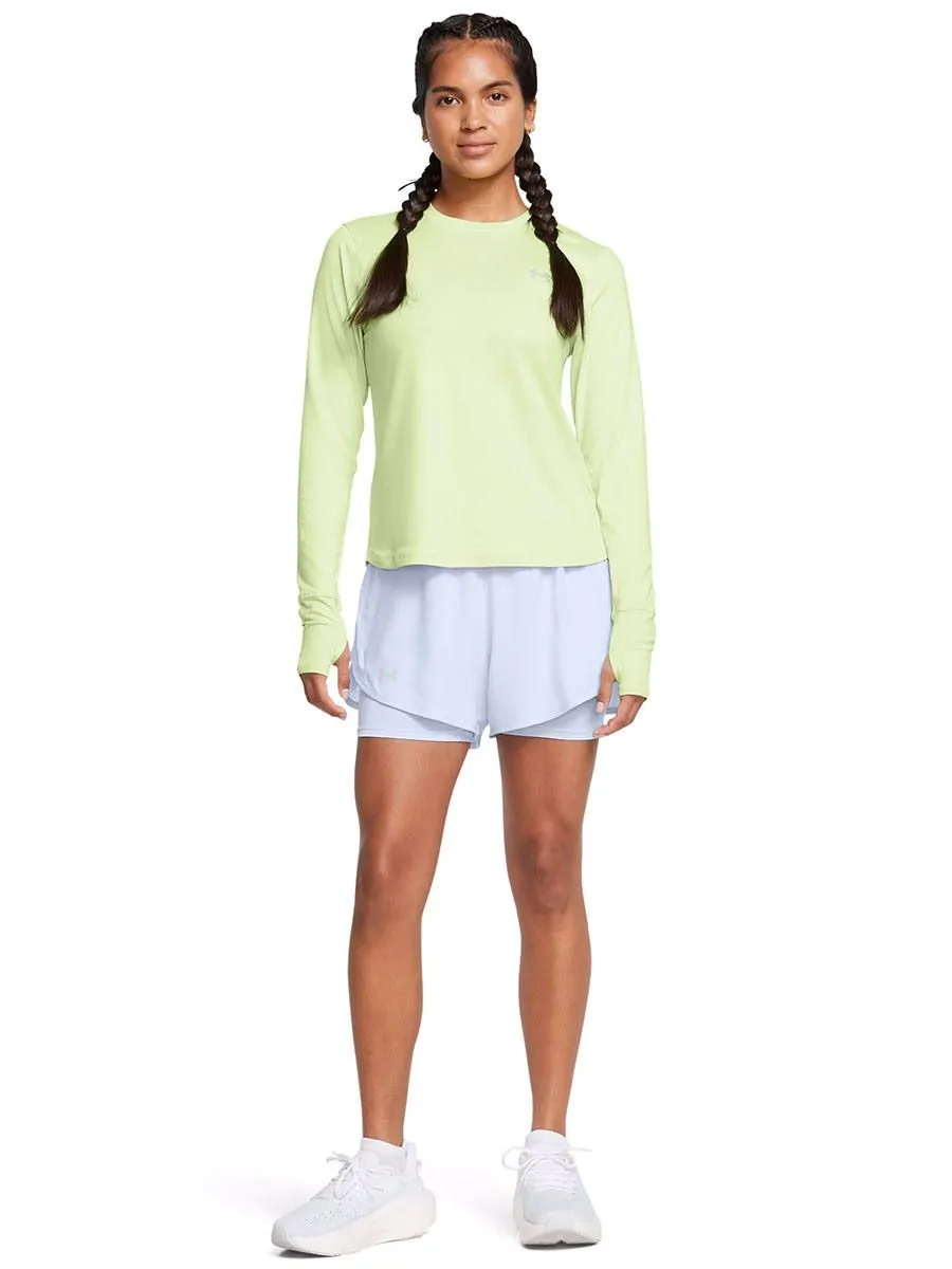 UNDER ARMOUR Women Running Shorts Fly-By 2-in-1 Blue - UN127AP652EATH