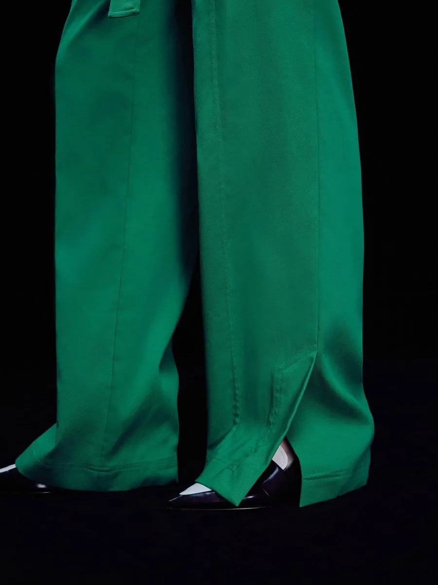 ASV (SS24) Glenda Women Straight Pants  Green