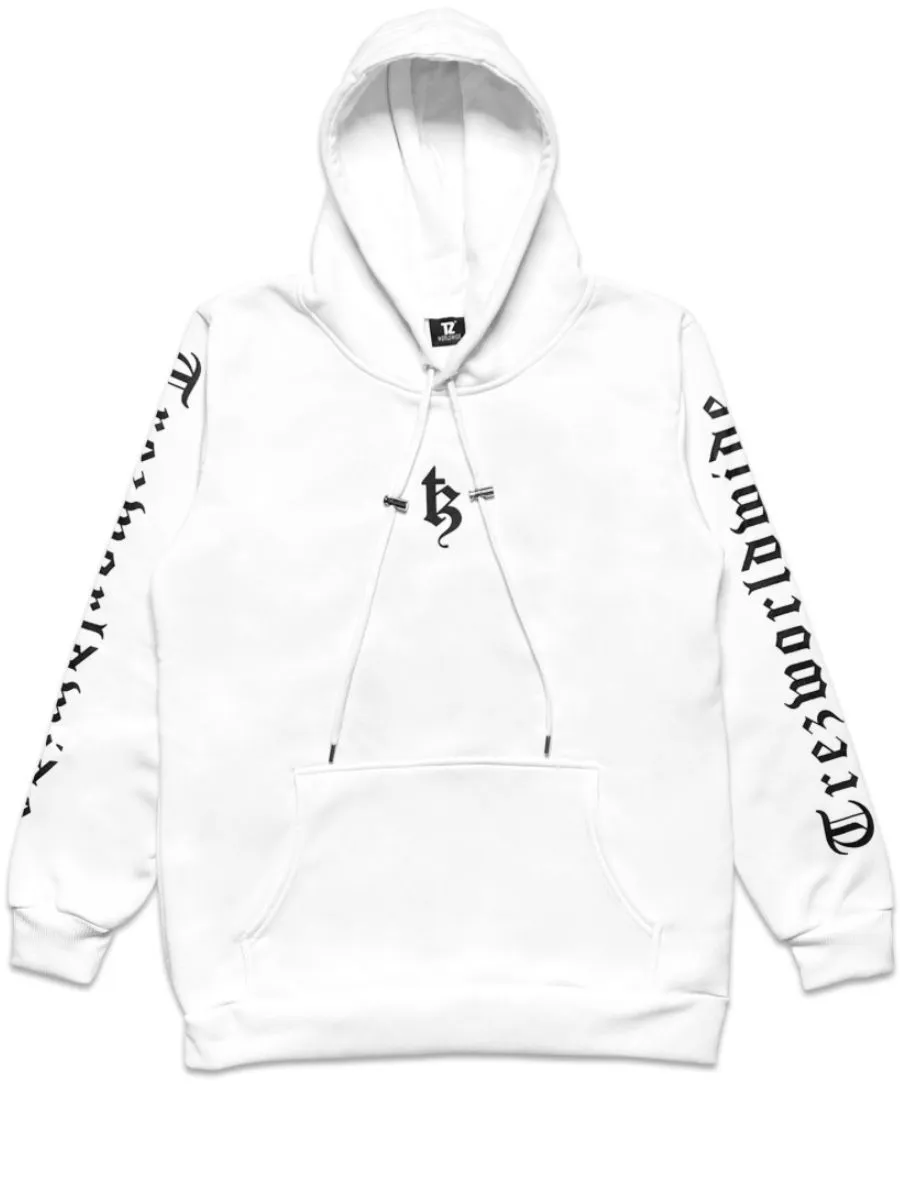 TZ WORLDWIDE Men HOODIE TZ BE TREZ - White