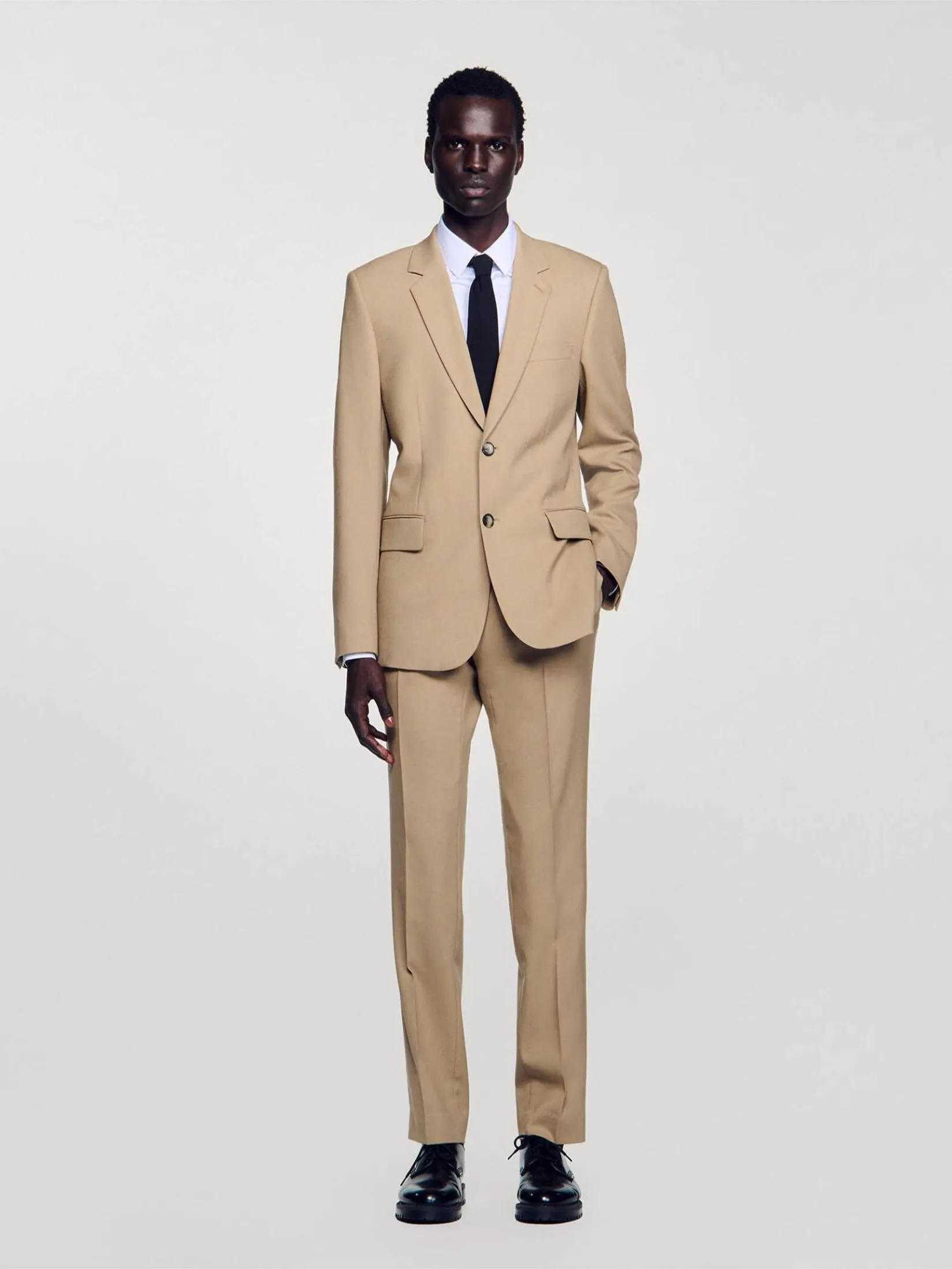 SANDRO Wool Suit Jacket