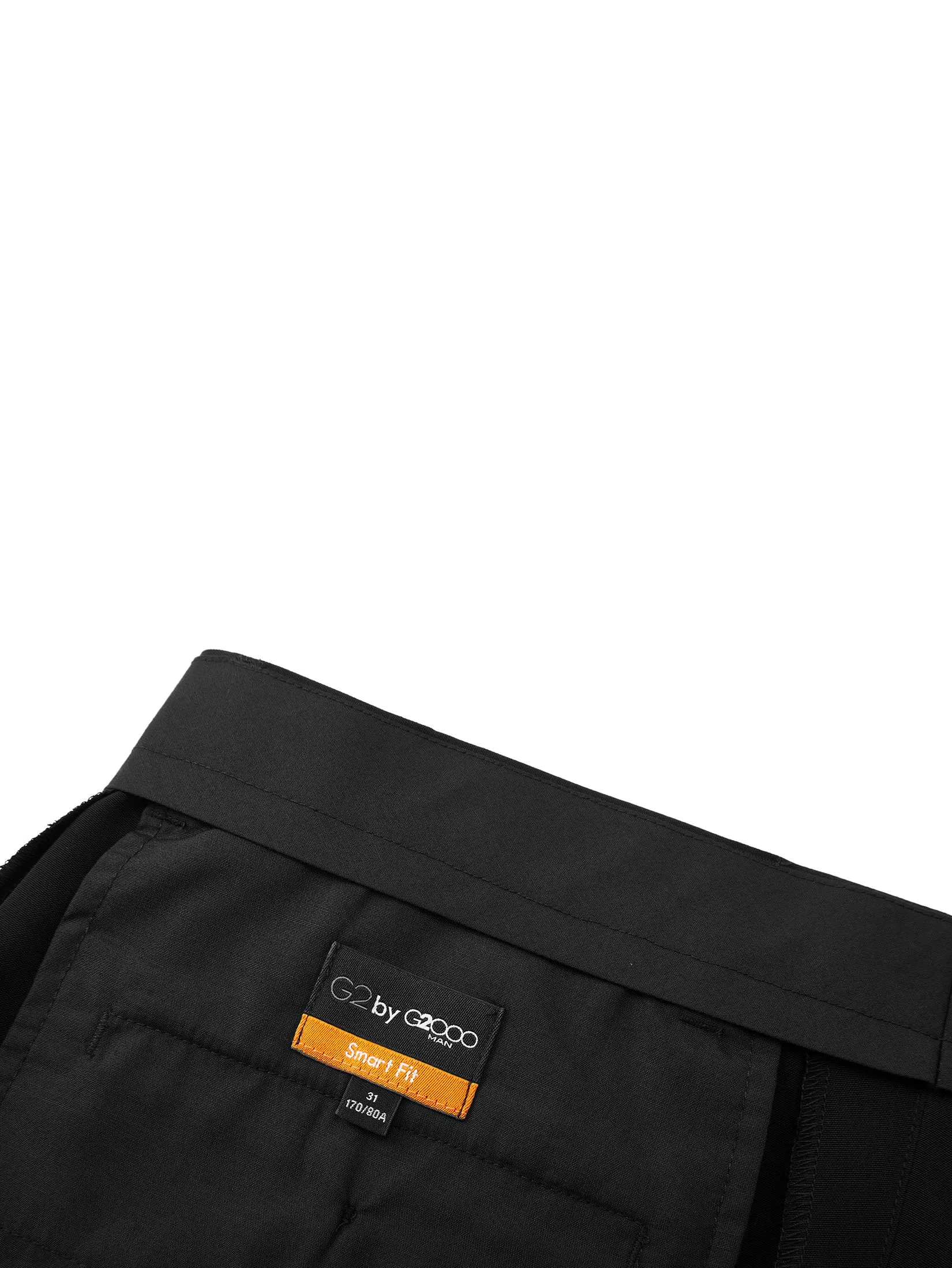 G2000 Men Clothing Muti-Way Stretch Formal Pants  Smart Fit - Black