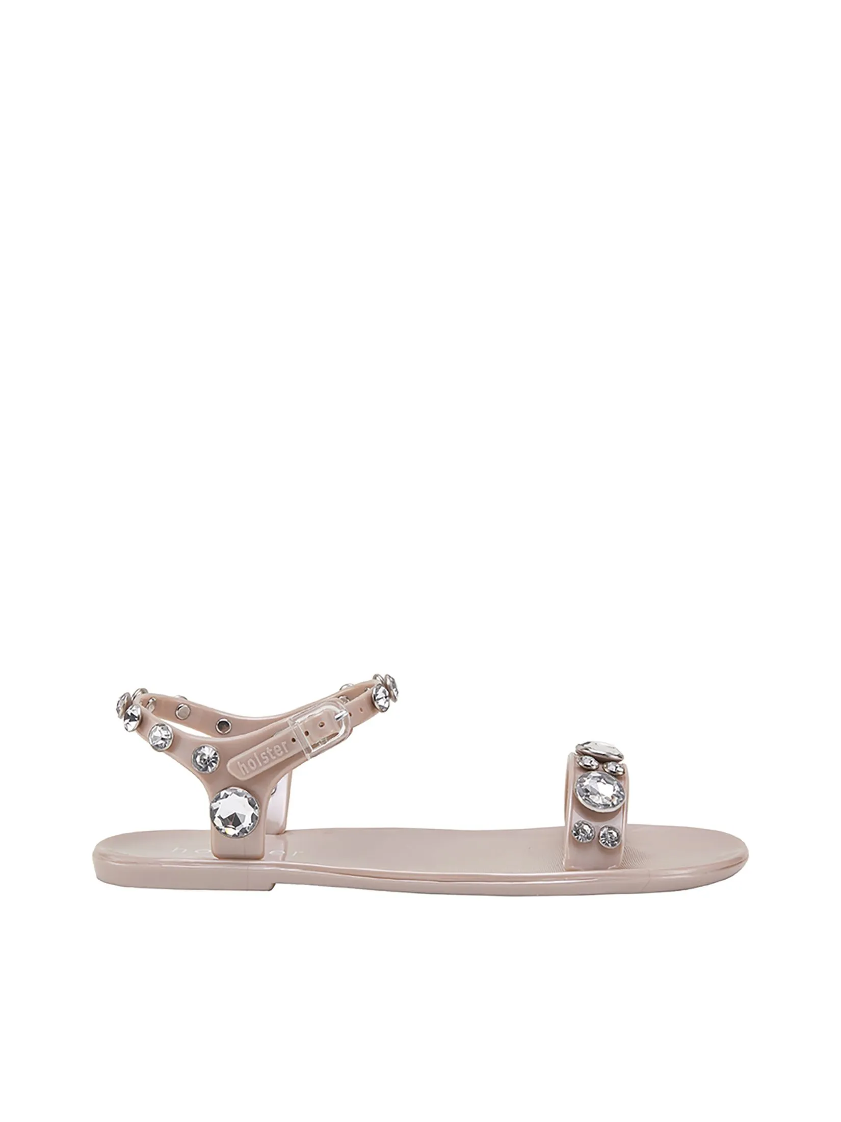 HOLSTER Women Sandals Glimmer Solid Champagne
