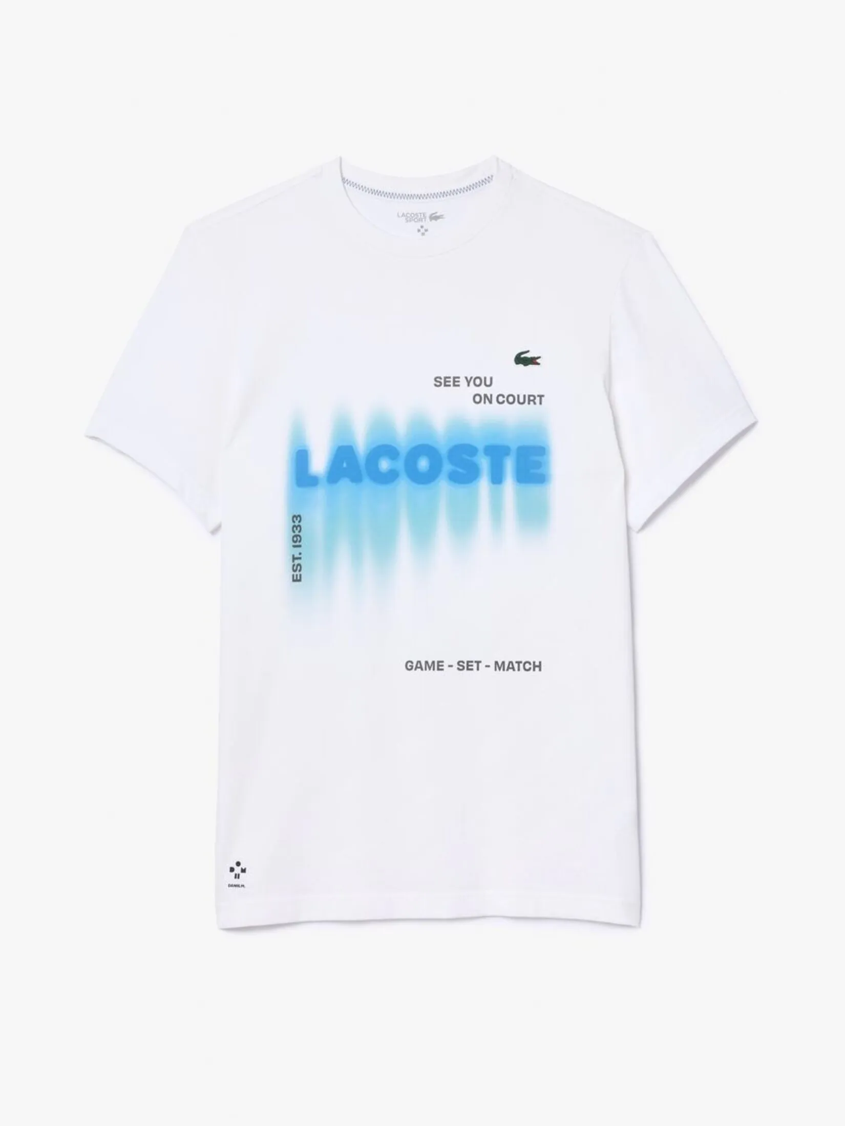 LACOSTE Lacoste Tennis x Daniil Medvedev T-shirt White