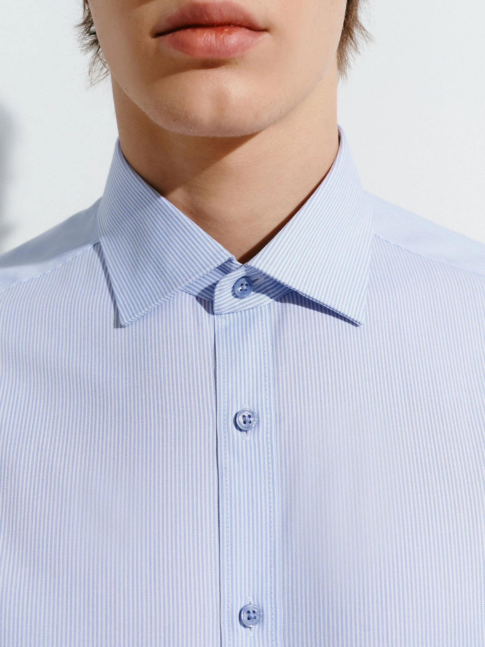 G2000 Men Clothing Wrinkle Free Formal Shirt  Smart Fit - Blue