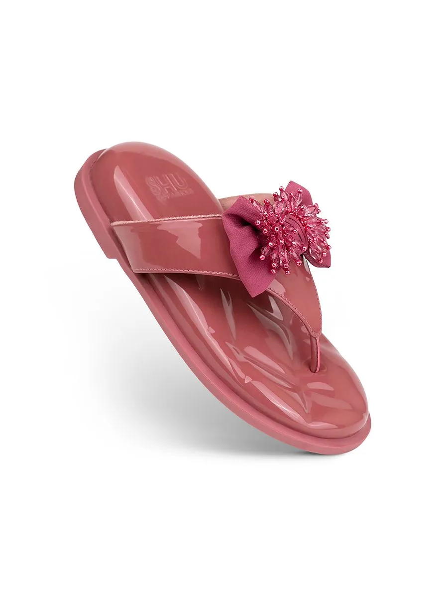 SHU WOMEN SOFASANDALS SWEETCHIC - GLOSSY ROSEWOOD