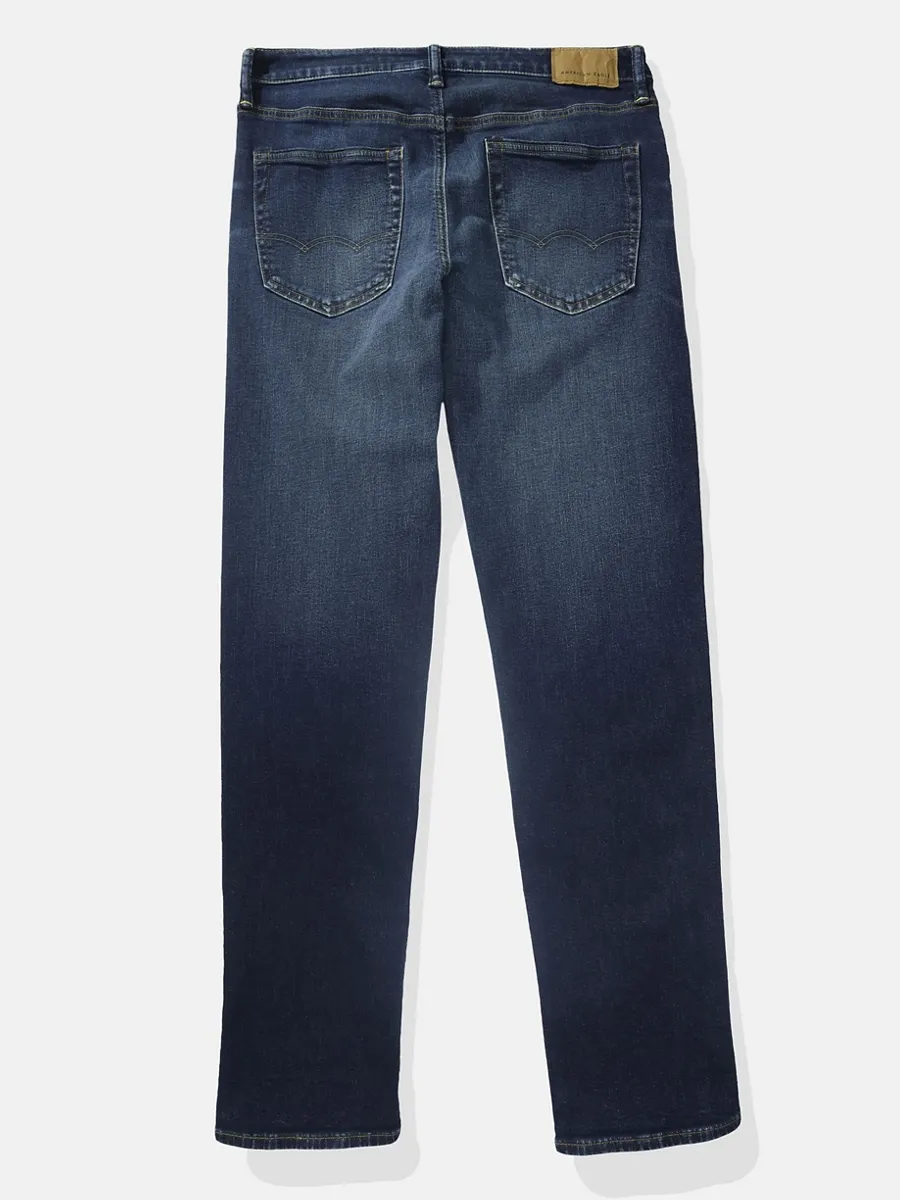 AMERICAN EAGLE MEN INTL EXCLUSIVE DARK CLEAN ORIGINAL STRAIGHT 445 INDIGO WATERS